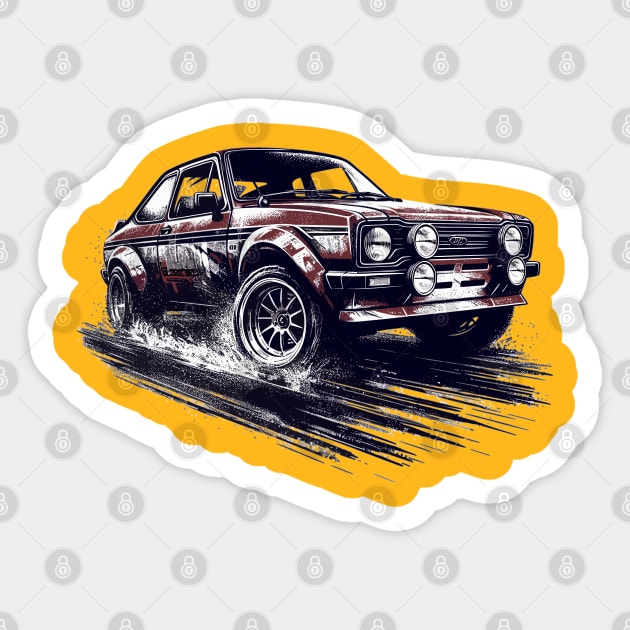 Ford Escort Sticker by Vehicles-Art